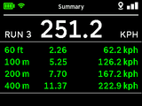 RaceBox Drag Summary